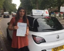 After having numerous lessons with instructors from different companies, I came across Shabnam.
She is definitely the best instructor I had, she is friendly, calm and polite. Shabnam explains everything to you to help you learn but most importantly she helps you to feel confident when you are driving.
I´d been taking lessons on and off for over a year but when I started taking lessons with Shabnam, she helps you to feel more focused and determined. I stuck to my lessons on a regular basis and she helped me to pass my driving test within the space of a few months!
I would recommend Shabnam to anyone who is hesitant she will help build confidence,anyone who is learning she is patient and polite teaches you everything and answers all your questions.
Thank you for you´re patience and helping me with everything I´ve learnt, you´re an amazing instructor. After having numerous lessons with instructors from different companies, I came across Shabnam. She is definitely the best instructor I had, she is friendly, calm and polite. Shabnam explains everything to you to help you learn but most importantly she helps you to feel confident when you are driving. I´d been taking lessons on and off for over a year but when I started taking lessons with Shabnam, she helps you to feel more focused and determined. I stuck to my lessons on a regular basis and she helped me to pass my driving test within the space of a few months! I would recommend Shabnam to anyone who is hesitant she will help build confidence,anyone who is learning she is patient and polite teaches you everything and answers all your questions. Thank you for you´re patience and helping me with everything I´ve learnt, you´re an amazing instructor.